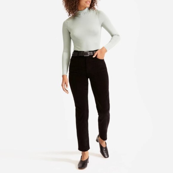 Everlane Black Straight Leg Pants - Picture 1 of 13